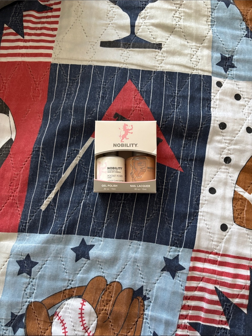 Nobility Gel Polish & Nail Lacquer Duo - Pink & Peach